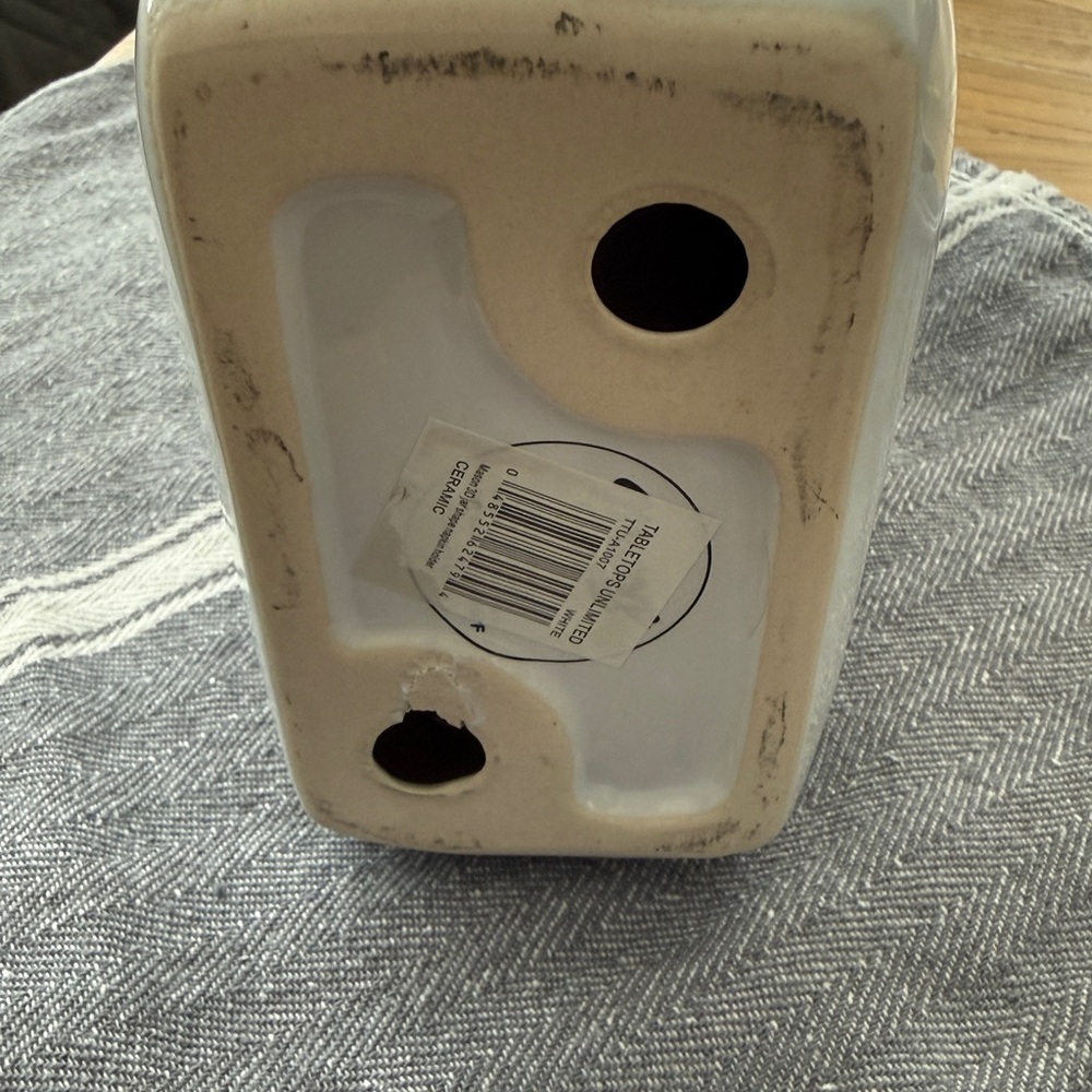 Ceramic Mason Jar shaped napkin holder - Picture 5 of 5